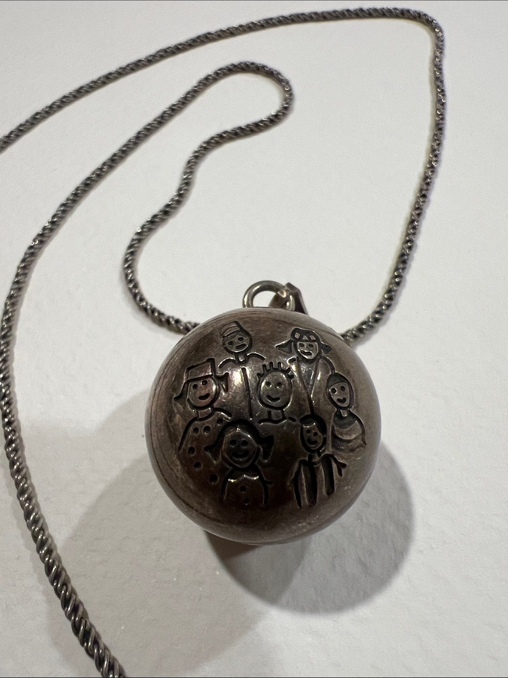Sterling Silver ‘Save the Children’ Harmony Ball necklace
